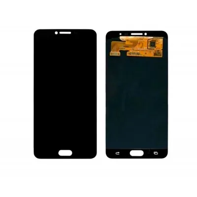 LCD with Touch Screen for Samsung Galaxy C7 - White (display glass combo folder) by Sparestream