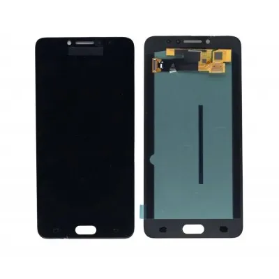 LCD with Touch Screen for Samsung Galaxy C7 Pro - Black (display glass combo folder) by Sparestream