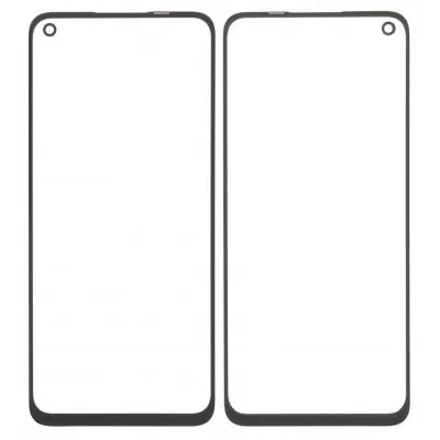 Front Glass for Realme 9 - White by Sparestream