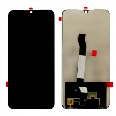 LCD with Touch Screen for Xiaomi Redmi Note 8 - Black (display glass combo folder) by Sparestream