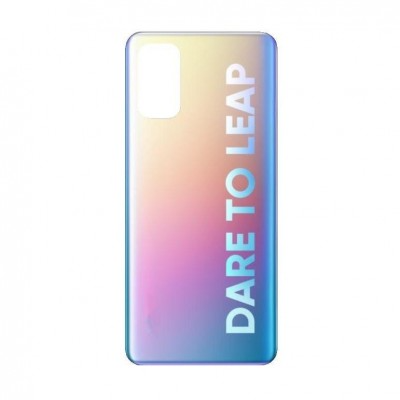 Back Panel Cover for Realme X7 - Black by Sparestream
