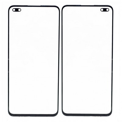 Front Glass for Realme X3 - Black by Sparestream