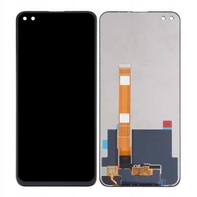 LCD with Touch Screen for Realme X3 SuperZoom - Black (display glass combo folder) by Sparestream