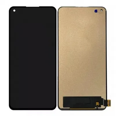 LCD with Touch Screen for Xiaomi Mi 11 Lite - Black (display glass combo folder) by Sparestream