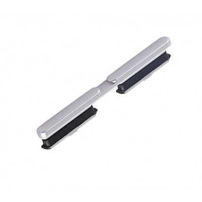 Volume Side Button Outer for Realme X50 5G White - Plastic Key by Sparestream