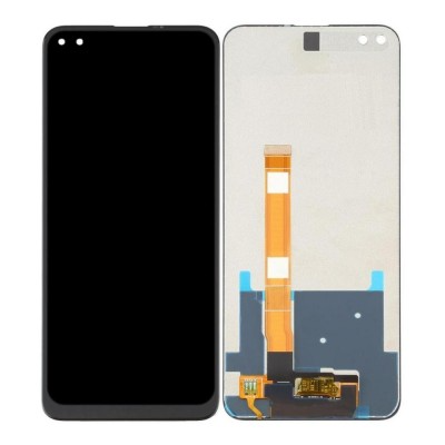 LCD with Touch Screen for Realme X50m 5G - Blue (display glass combo folder) by Sparestream