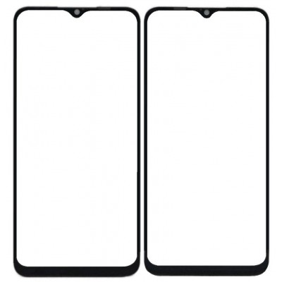 Front Glass for Realme Narzo 50A - Black by Sparestream