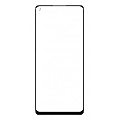 Front Glass for Realme Narzo 50 Pro 5G - Black by Sparestream