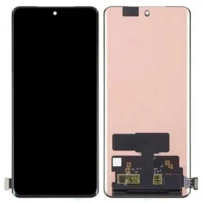 LCD with Touch Screen for Realme GT 6T - Silver (display glass combo folder) by Sparestream