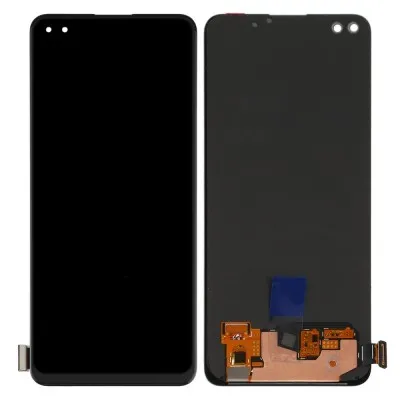 LCD with Touch Screen for Oppo Reno 4 - White (display glass combo folder) By Sparestream