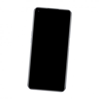 Middle Frame Ring Only for Realme Narzo 30 Silver by Sparestream