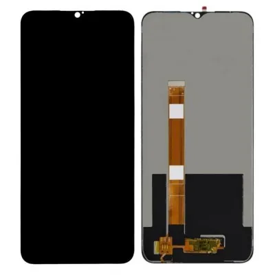LCD with Touch Screen for Realme 6i Global - White (display glass combo folder) by Sparestream