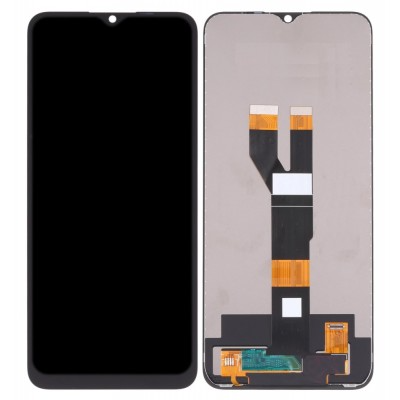 LCD with Touch Screen for Realme Narzo 50i - Black (display glass combo folder) by Sparestream