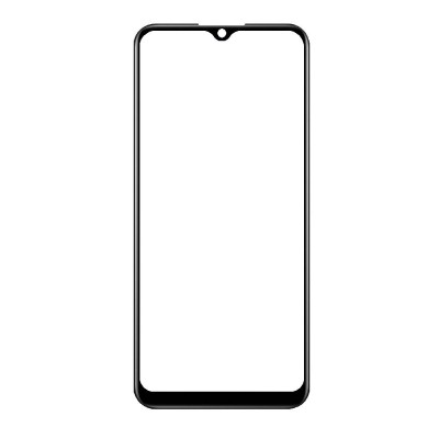 Front Glass for Realme Narzo 50i - Black by Sparestream