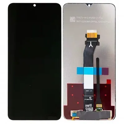 LCD with Touch Screen for Xiaomi Poco C61 - White (display glass combo folder) by Sparestream