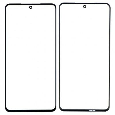 Front Glass for Realme Narzo N55 - Black by Sparestream