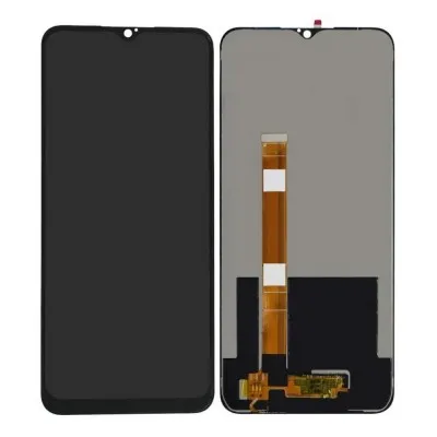 LCD with Touch Screen for Realme Narzo 10A - White (display glass combo folder) by Sparestream