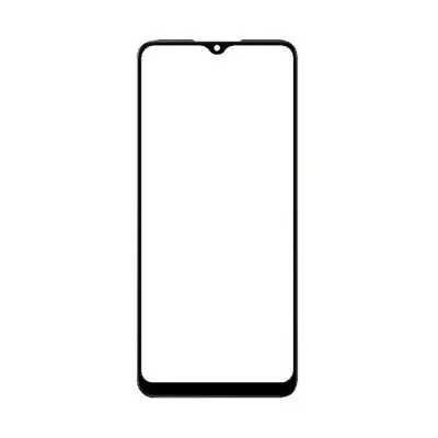 Front Glass for Realme Narzo 10A - White by Sparestream