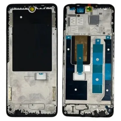 LCD Frame Middle Chassis for Realme Narzo 70x 5G - White by Sparestream