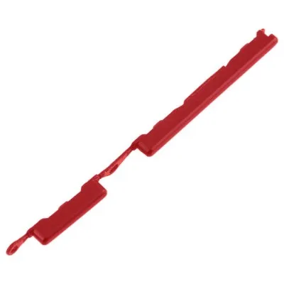 Volume Side Button Outer for Xiaomi Redmi 6 Pro Red - Plastic Key by Sparestream