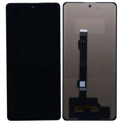 LCD with Touch Screen for Xiaomi Poco X6 Neo 5G - Orange (display glass combo folder) by Sparestream