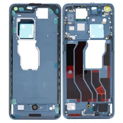 LCD Frame Middle Chassis for Oppo Find X3 Pro - Blue by Sparestream