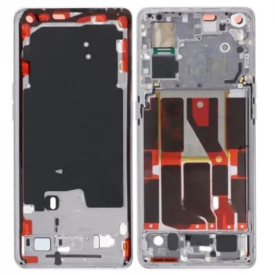 LCD Frame Middle Chassis for Oppo Find X5 - White by Sparestream