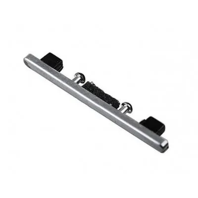 Volume Side Button Outer for Xiaomi Redmi 3S Prime Silver - Plastic Key by Sparestream