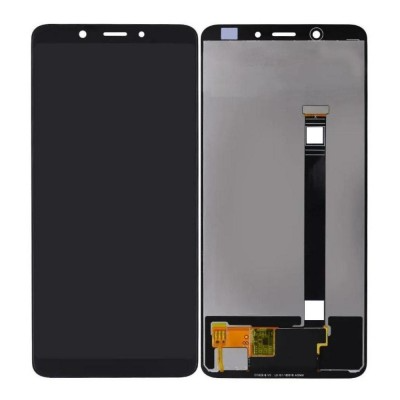 LCD with Touch Screen for  Realme 1 White by Sparestream