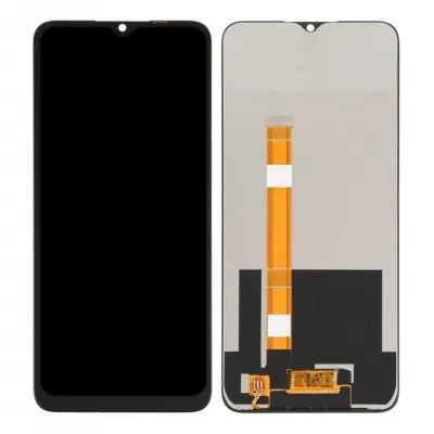 LCD with Touch Screen for OPPO A15 - Silver (display glass combo folder) by Sparestream