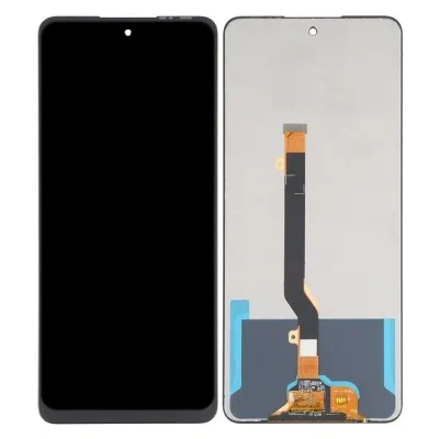 LCD with Touch Screen for Infinix Note 10 - White (display glass combo folder) by Sparestream