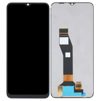 LCD with Touch Screen for Motorola Moto E13 - White (display glass combo folder) by Sparestream