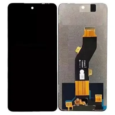 LCD with Touch Screen for Infinix Hot 40i - White (display glass combo folder) by Sparestream