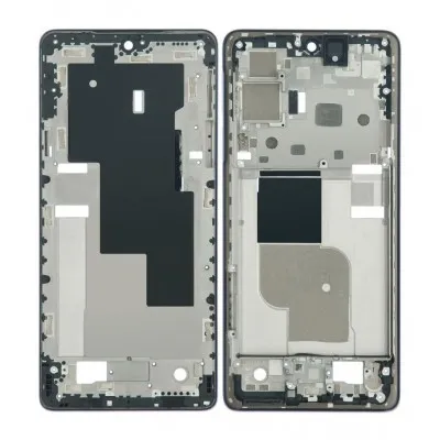 LCD Frame Middle Chassis for Motorola Edge 30 Pro - Black by Sparestream