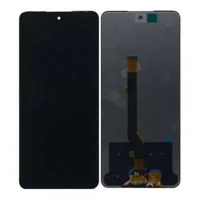 LCD with Touch Screen for Infinix Hot 11s - White (display glass combo folder) by Sparestream