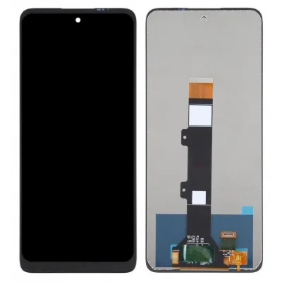 LCD with Touch Screen for Motorola Moto E22s - Black (display glass combo folder) by Sparestream