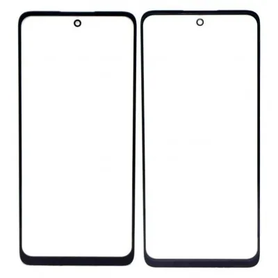 Front Glass for Motorola Moto E22s - Black by Sparestream