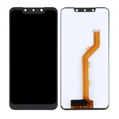 LCD with Touch Screen for Infinix Hot 7 Pro - Red (display glass combo folder) by Sparestream