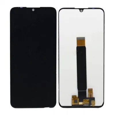LCD with Touch Screen for Moto E6s - Black (display glass combo folder) by Sparestream