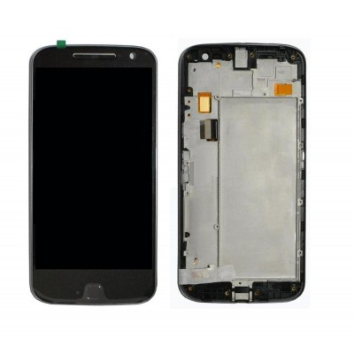 LCD with Touch Screen for Motorola Moto G4 Plus - Black (display glass combo folder) by Sparestream