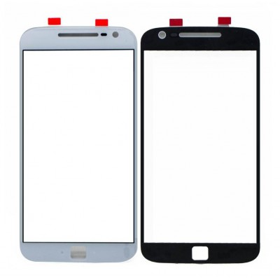 Front Glass for Moto G4 Plus - Red by Sparestream