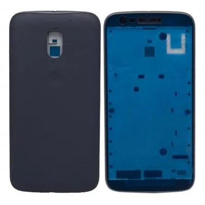 Full Body Housing for Motorola Moto E3 Power - Black by Sparestream