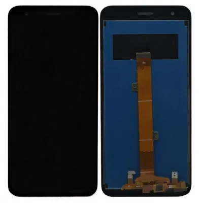 LCD with Touch Screen for Itel A27 - White (display glass combo folder) by Sparestream
