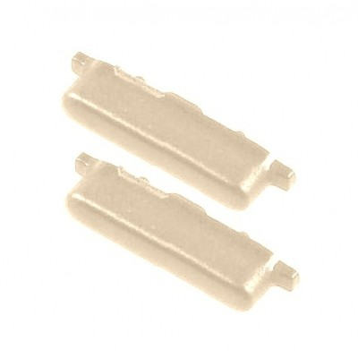 Volume Side Button Outer for Motorola Moto G45 5G White - Plastic Key by Sparestream