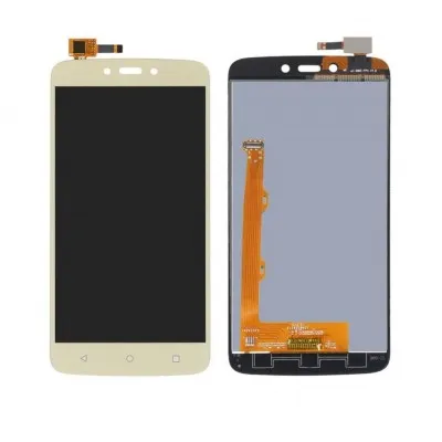 LCD with Touch Screen for Moto C Plus - Gold by Sparestream