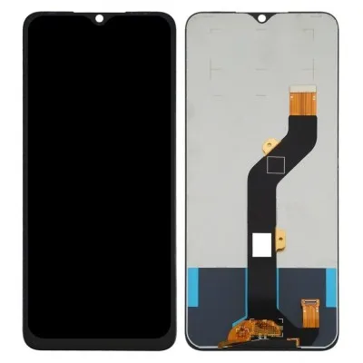 LCD with Touch Screen for Itel P38 - Black (display glass combo folder) by Sparestream