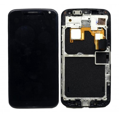 LCD with Touch Screen for Motorola Moto X - Brown (display glass combo folder) by Sparestream