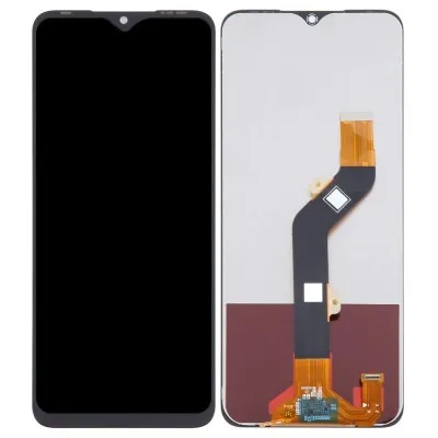 LCD with Touch Screen for Itel P38 Pro - White (display glass combo folder) by Sparestream