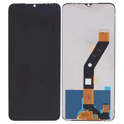 LCD with Touch Screen for Itel S23 - Black (display glass combo folder) By Sparestream