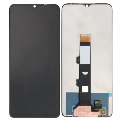 LCD with Touch Screen for Motorola Moto E22 - Blue (display glass combo folder) by Sparestream